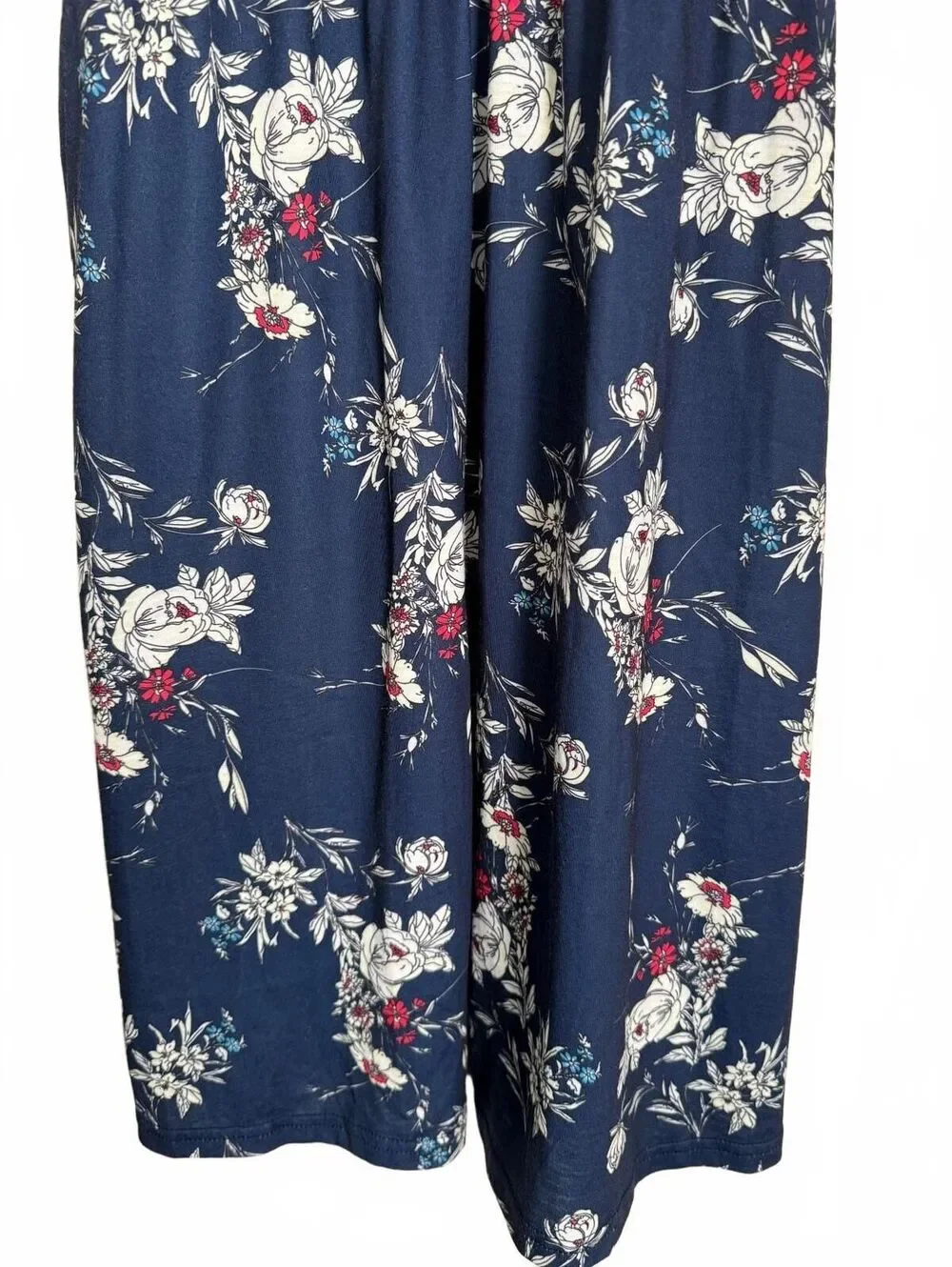 Yathon NEW Dress Size Medium Blue Sleeveless Flare Cottagecore Coquette Floral